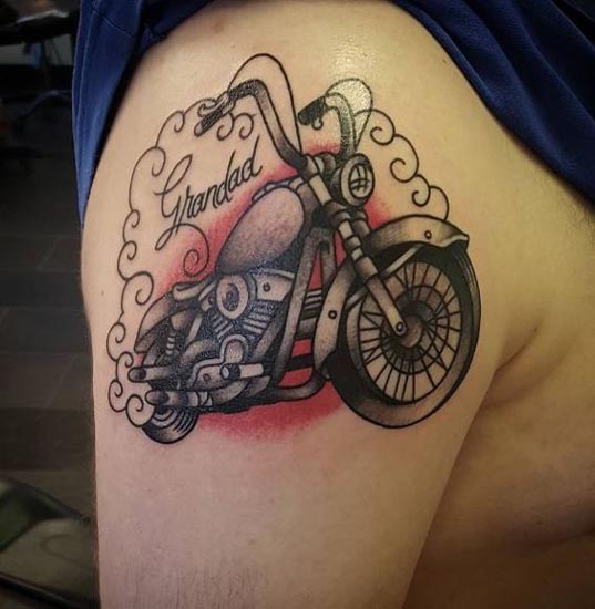 Biker tatoveringsdesign 1