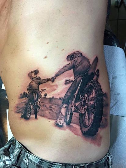 Biker tatoveringsdesign 5