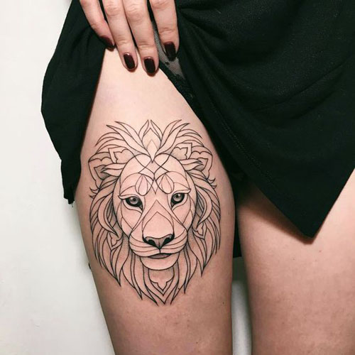 Bedste Lion Tattoo Designs