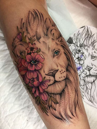 Bedste Lion Tattoo Designs