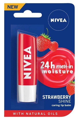 Nivea Fruity Shine Strawberry Lip Balm