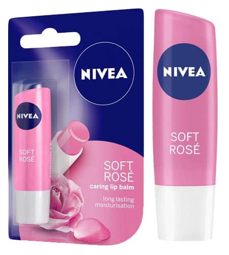 Nivea Soft Rose læbepomade