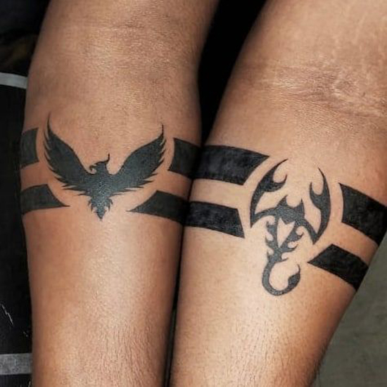 Armbånds tatoveringsdesign