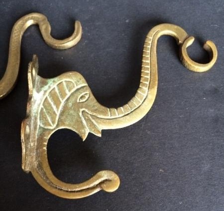 Elephant Curtain Rod Holders