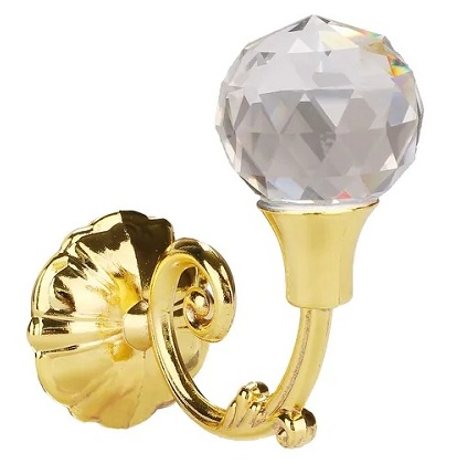 Guld gardinholdere