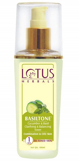 Lotus Herbals Basiltone uborka és bazsalikom tonik zsíros bőrre