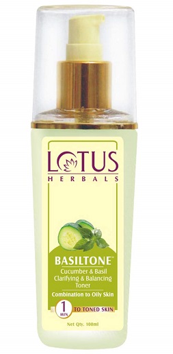 Lotus Herbals Basiltone Agurk og Basilikum Toner til fedtet hud