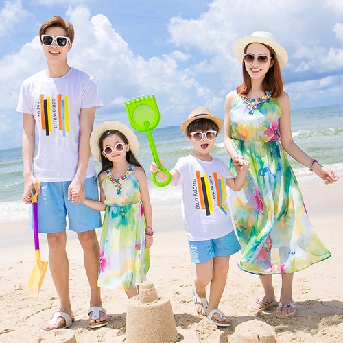 Familie strandkjole