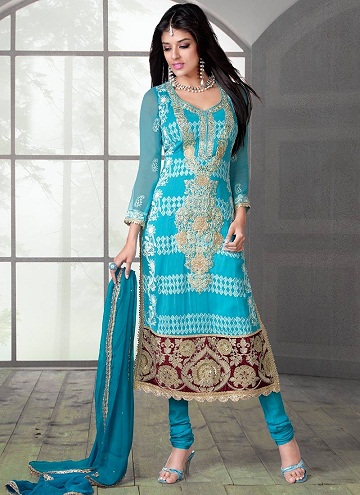 Georgette Churidar Salwar