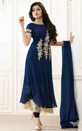 Party Wear Churidar Salwar Kameez