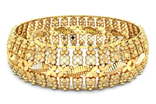 22 karat guld erklæring armbånd design