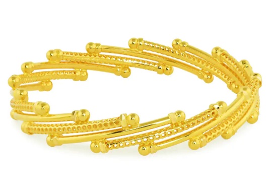 22 karat guld enkelt fancy armring