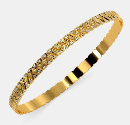 22 karat motiv sten armbånd