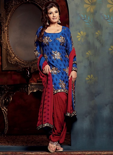 Bhagalpuri selyem Salwar Kameez