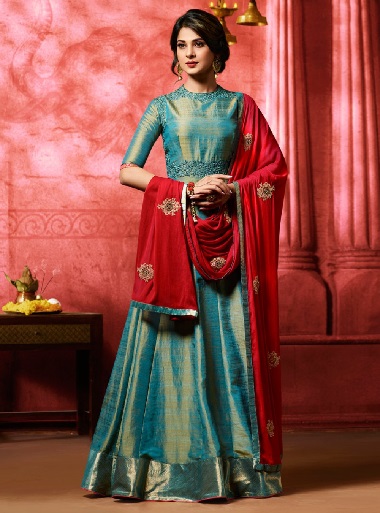 Banarasi Silk Salwar Kameez Designs