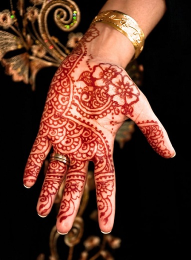 virág Diwali Mehndi Design