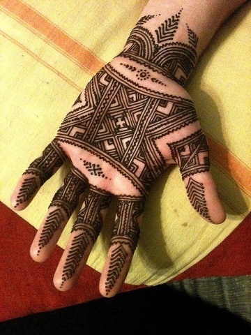 Foring og kasser Palm Mehndi
