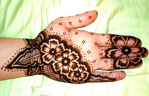 Moderne Palm Mehndi