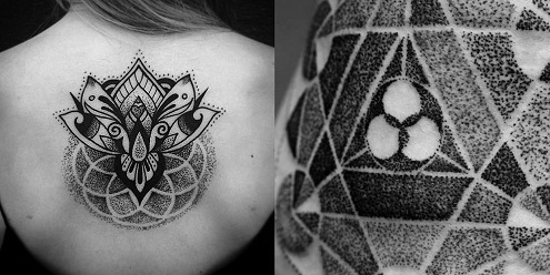 Bonyolult pont munka tetoválás