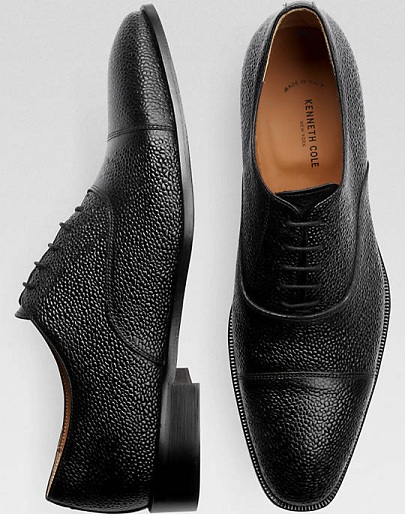 Pebble Textured Oxford cipő férfiaknak