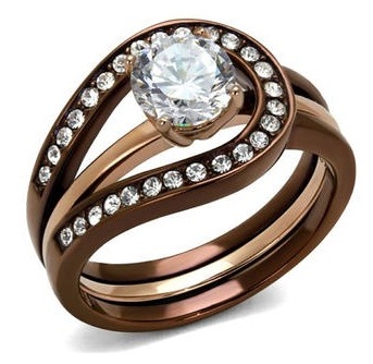 Szív alakú gyémánt pasziánsz gyűrű