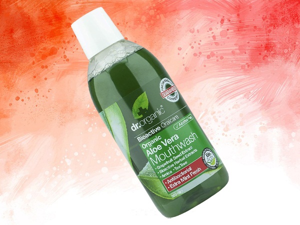 Dr Organic Aloe Vera mundskyl