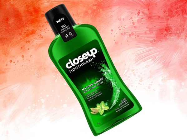 Nærbillede Nature Boost Anti-Germ mundskyl
