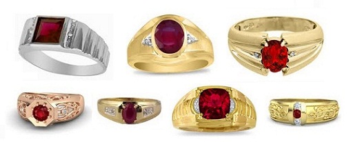 rubin gyűrűk