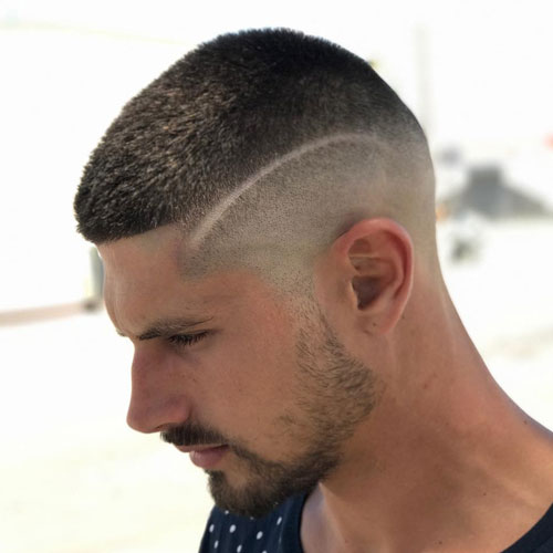 High Buzz Cut Fade Zero Cut frisure