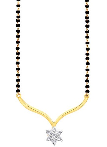 Rose vedhæng Simple Mangalsutra