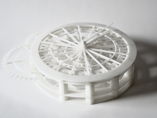 3D -printet - Cool mekanisk urdesign