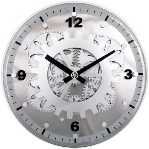 Sølv mekanisk ur design