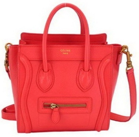 Små håndtasker i rød stil