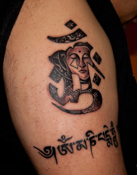 Buddha szimbólumok tetoválás