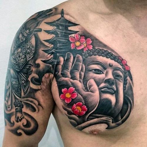 A legjobb Buddha tetoválásminták 8
