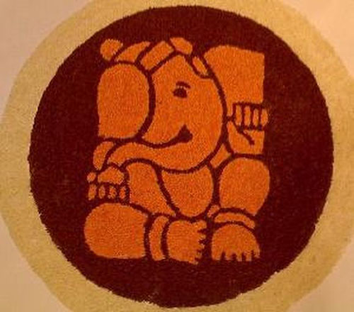 Ganesha Rangoli Design ünnepi szezonra