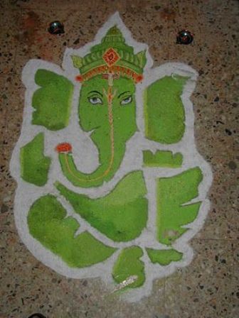 Traditionel Rangoli