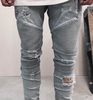 Mænd Designer Slim Fit Jeans Ripped