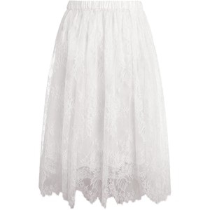 Cool hvide blonder silke nederdele