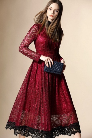 Western Style Long Frock