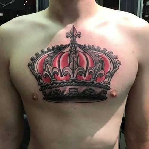 Bedste King Tattoo Design