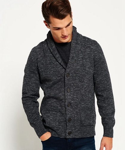 Mænd Sjal Cardigan