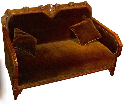 Art Deco sofa stol