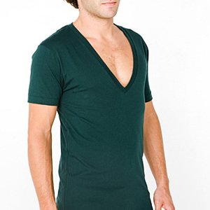 T -shirt med V -hals