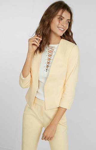 Simpel Beige blazer