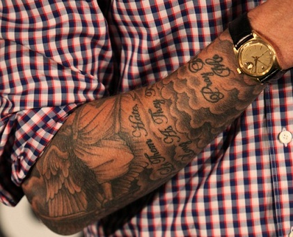 David Beckham Sleeve Tattoo Design-unik