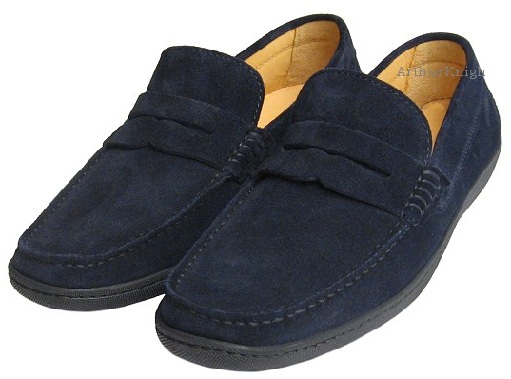 Navy Blue mokaszin férfiaknak