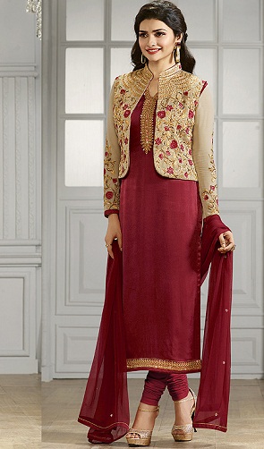 Etnisk Churidar Salwar Kameez