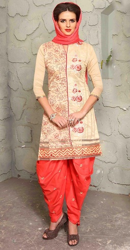 Dhoti Style Etnisk SalwarKameez