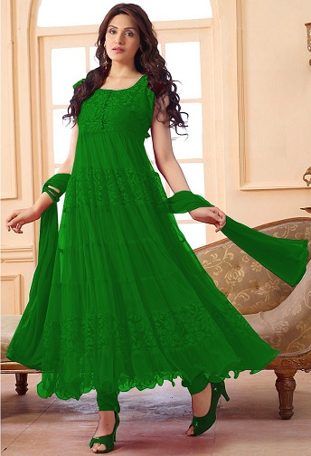 Net Anarkali Etnikai Salwar Kameez